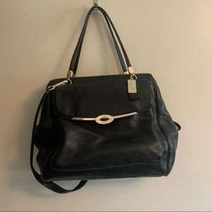 Coach Madison Large Leather Satchel Tote 25170